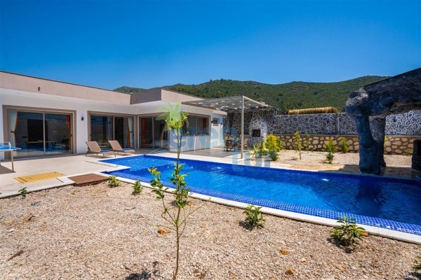 Kalkan Yeşilköy Bölgesinde 2 Kişilik Balayı Villası-2